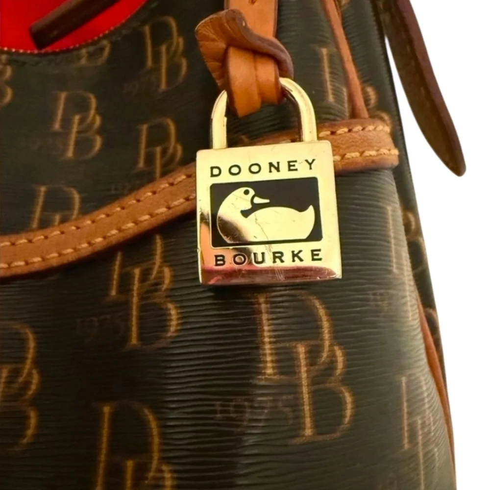 Dooney & Bourke Signature 1975 Logo Hobo Bag - Picture 8 of 14